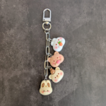 Teddy Bear Charm Keychain
