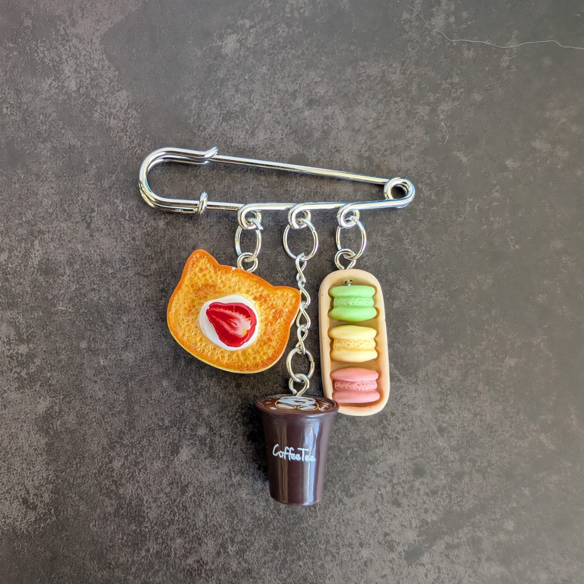 Cafe de Paris Safety Pin Brooch
