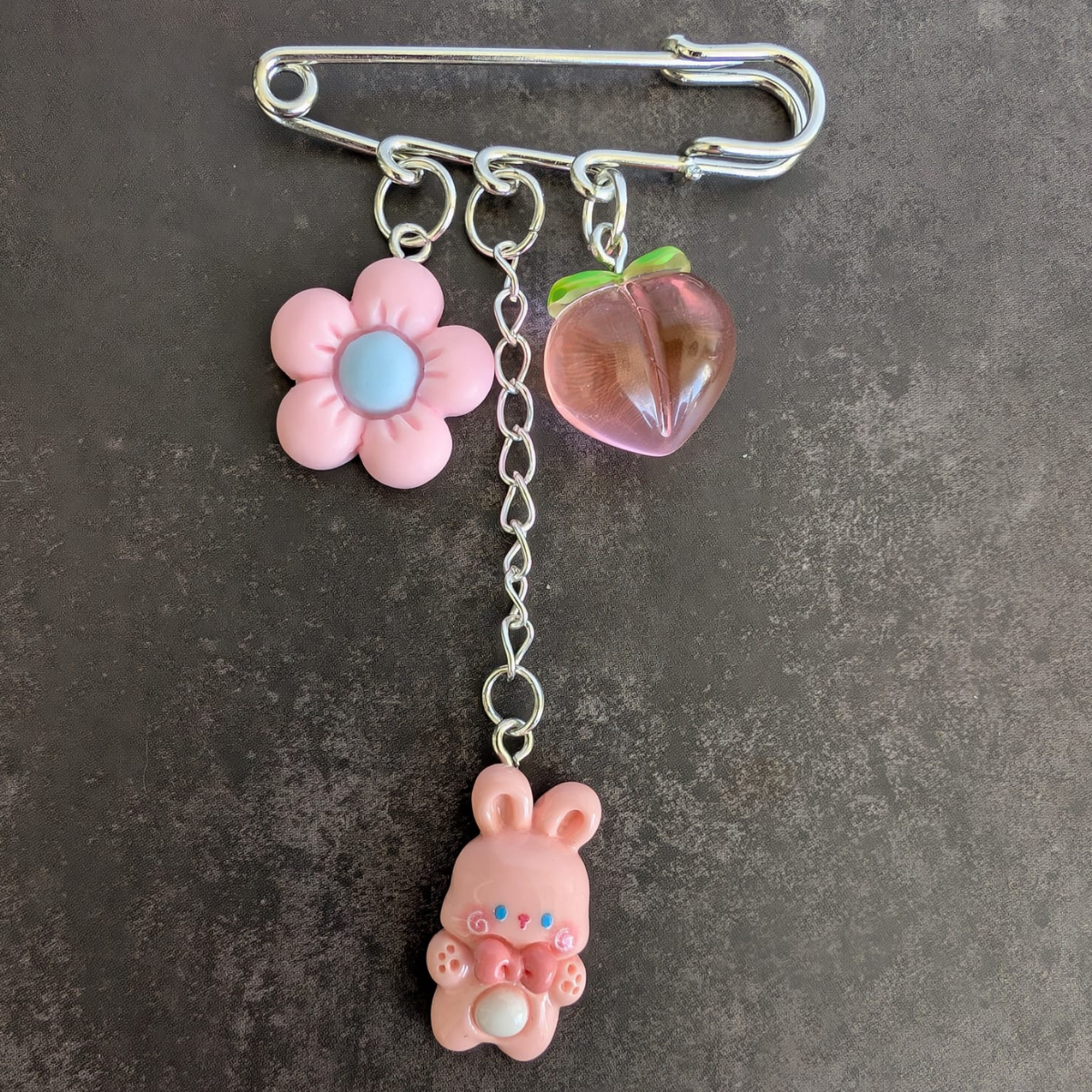 Hasen Sicherheitsnadel Brosche 🐰🌸