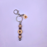 Daisy Cream Keychain