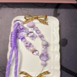Violetter Schmetterling Handyanhänger 🦋💜