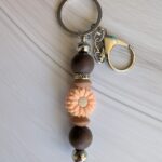 Sunflower Autumn Keychain