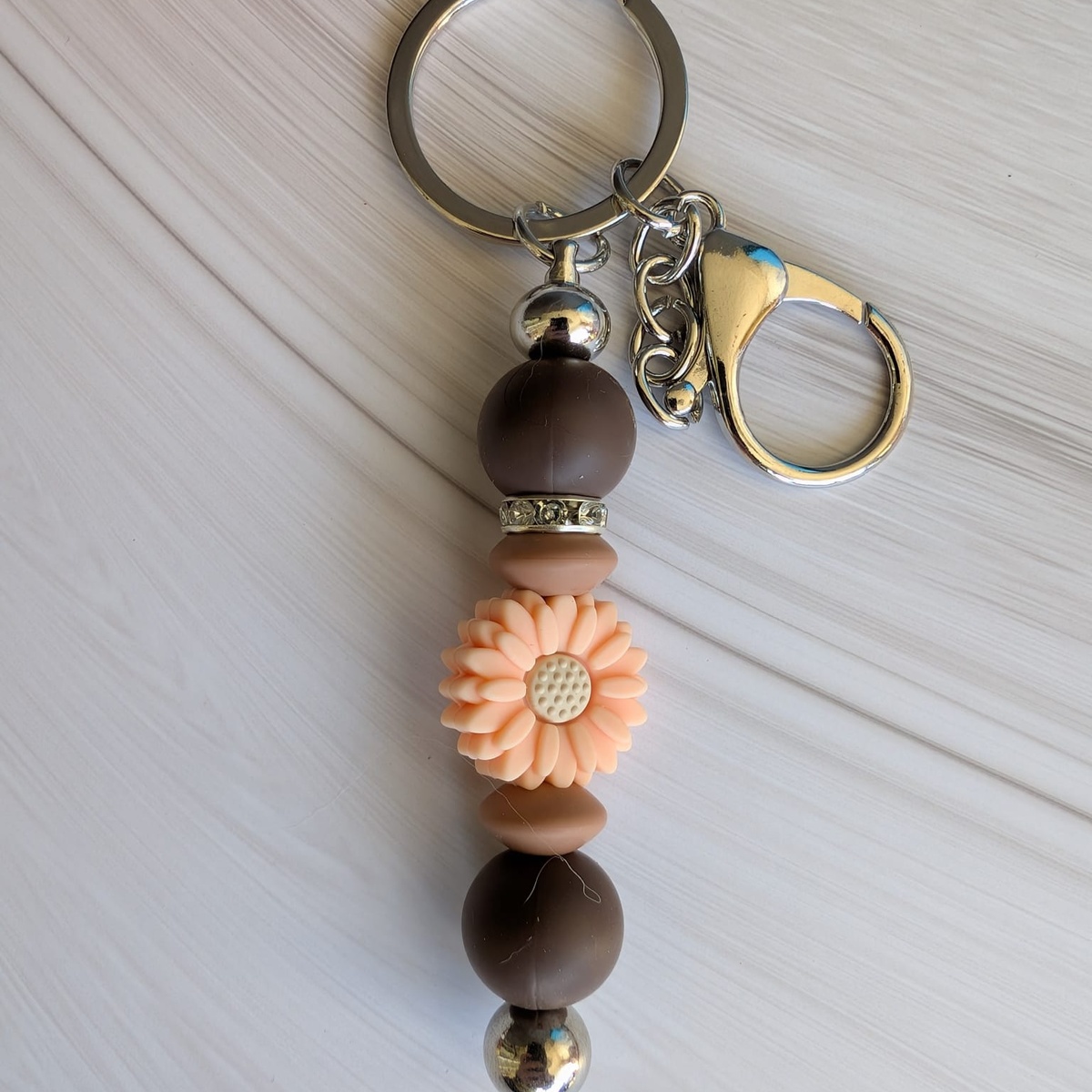 Sunflower Autumn Keychain