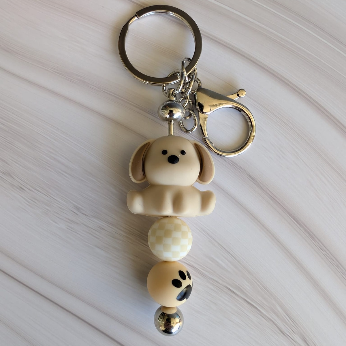 Puppy Paws Keychain