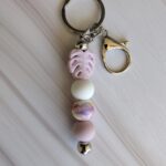 Monstera Vibes Keychain