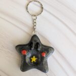 Sorgenstein Schluesselanhänger Stern Polymer Clay