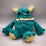 Gehäkelter Sorgenfresser Amigurumi 👹💚