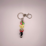 Schlüsselanhänger Polymer Clay Früchte & Augapfel-Perle