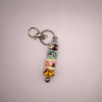 Schlüsselanhänger Polymer Clay Bunt – Mexikanisches Motiv