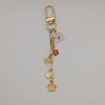 Schlüsselanhänger Kirschblüten & Liebesbrief – Gold Warm