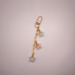Schlüsselanhänger Sterne-Charms Transparent Glitzernd ⭐✨