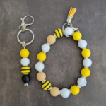 Bienen Wristlet & Schluessel-Anhänger Set