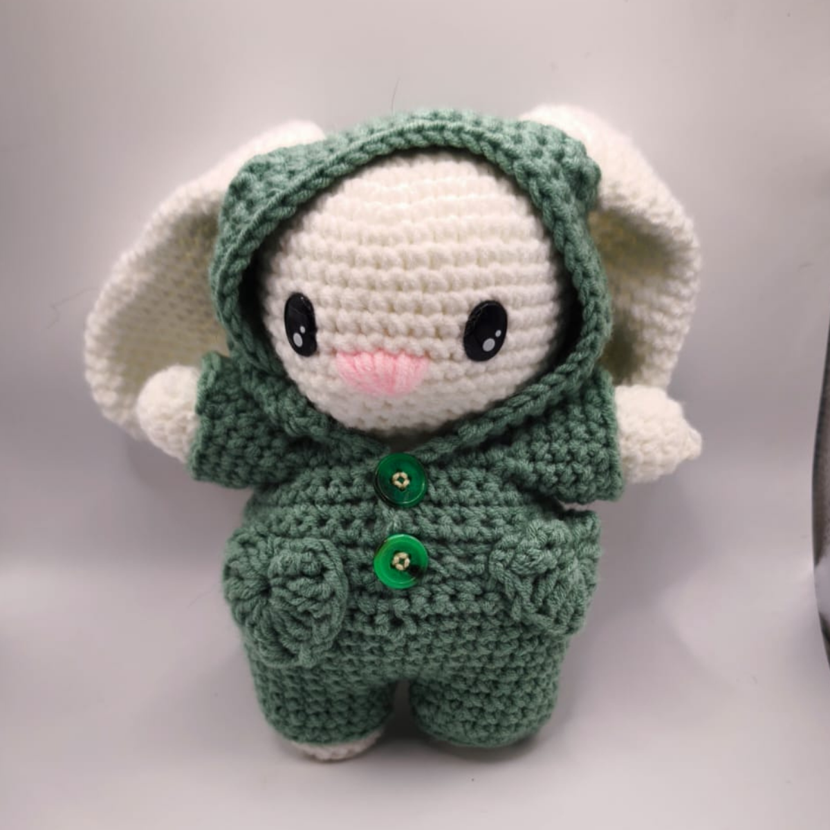 Gehäkeltes Häschen Amigurumi 🐰💚