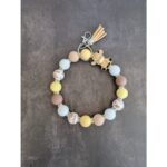 Kuh Wristlet Silikon Schluesselanhänger