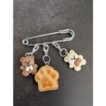 Baer Toast Kawaii Brosche