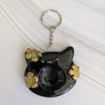 Dark Gold Bloom Worrystone 🌸🖤 Schlue