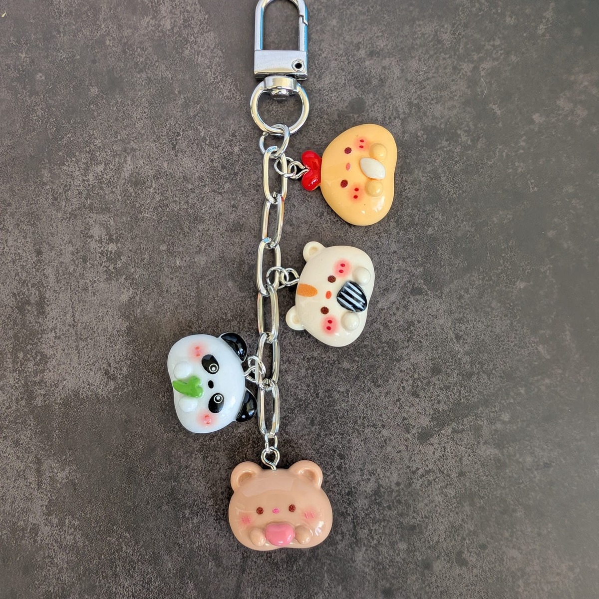 Kawaii Zoo Charm Schlüsselanhänger 🐼🦆