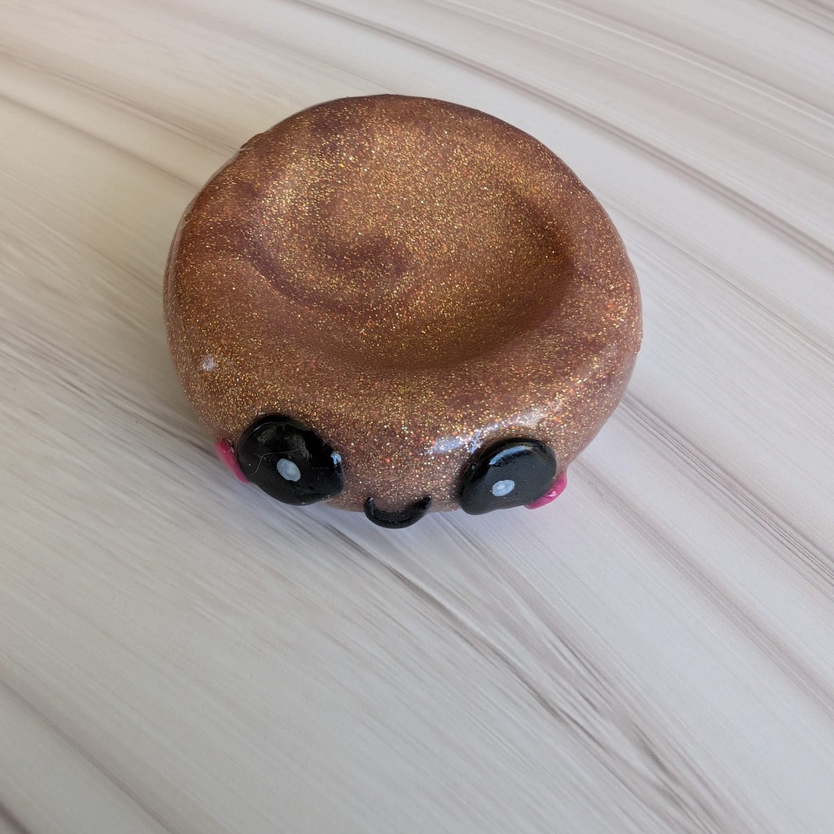 Kupferglitzer Sorgenstein 🤎✨