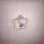 Gips Untersetzer Aquarell Lila sternförmig ⭐