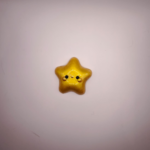 Gipsfigur Kawaii Stern Gold ⭐