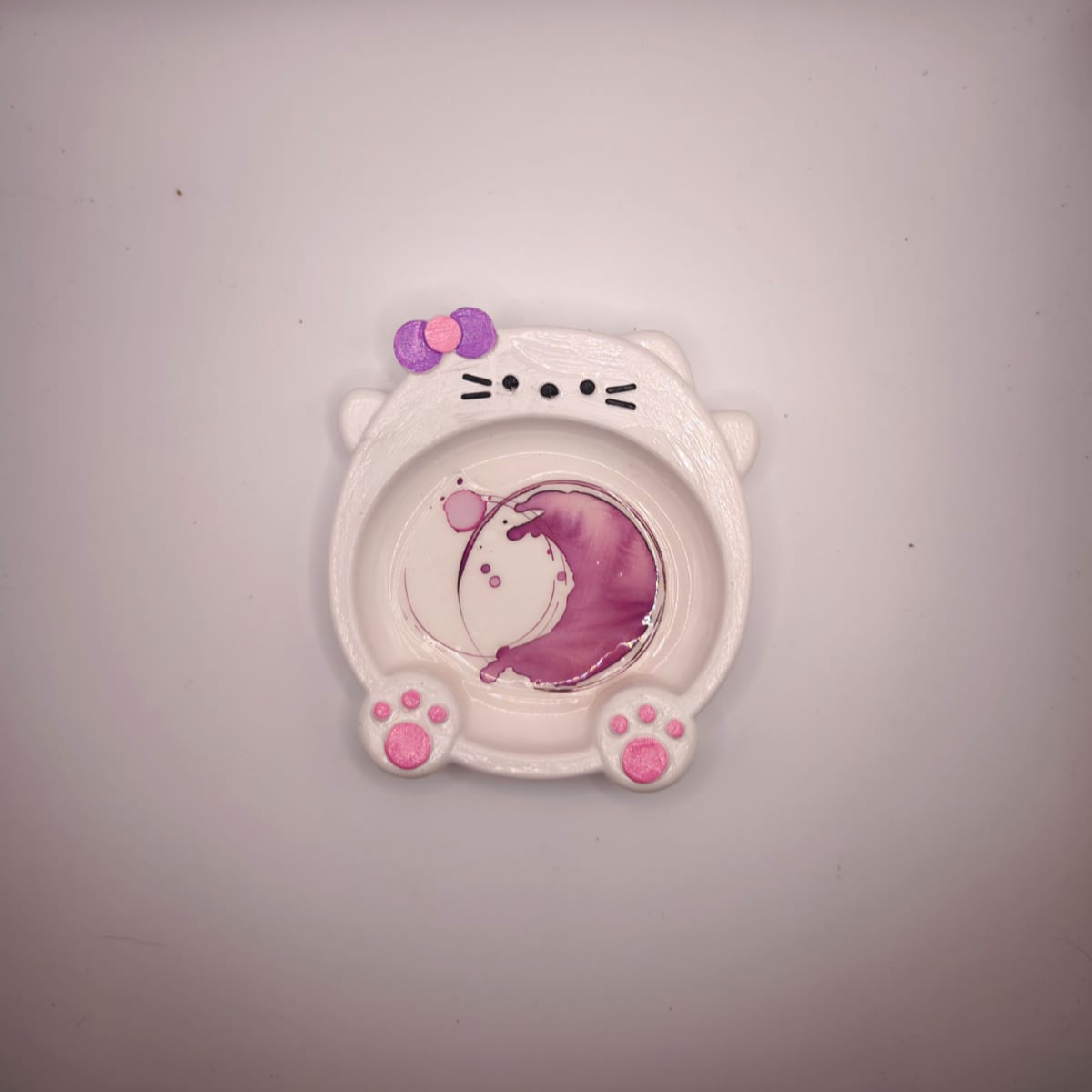 Gips Untersetzer Katze Einhorn Ringschale