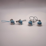 Resin Anhänger Geist Blau Weiß Kawaii 👻