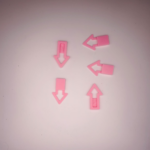 Resin Anhänger Pfeil Pink Set 🏹